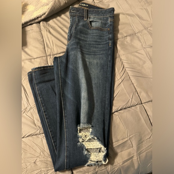 360 next level stretch. Hi-rise jeggings. Size 8 long. - Picture 2 of 2